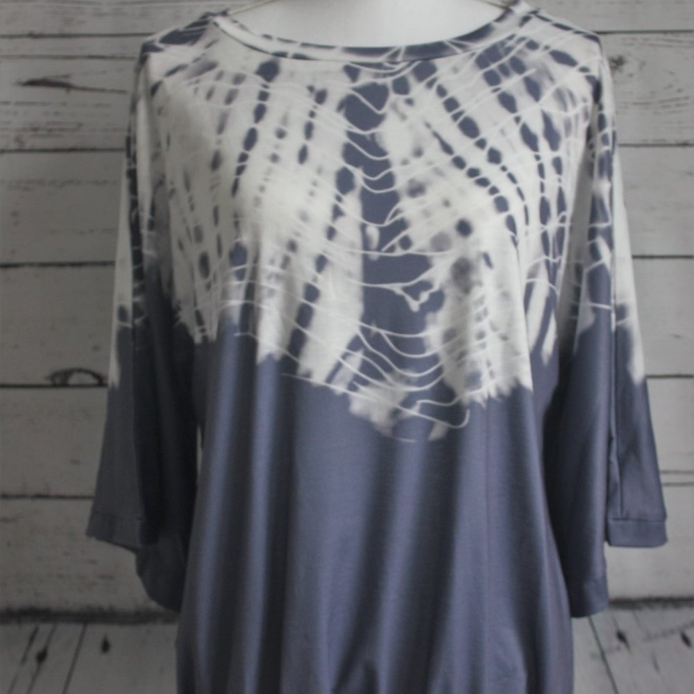 Tie Dye Print Blouse